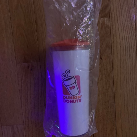 Dunkin' Donuts 2013 Coffee Travel Tumbler 16oz Dishwasher Safe Top Rack - Picture 5 of 6
